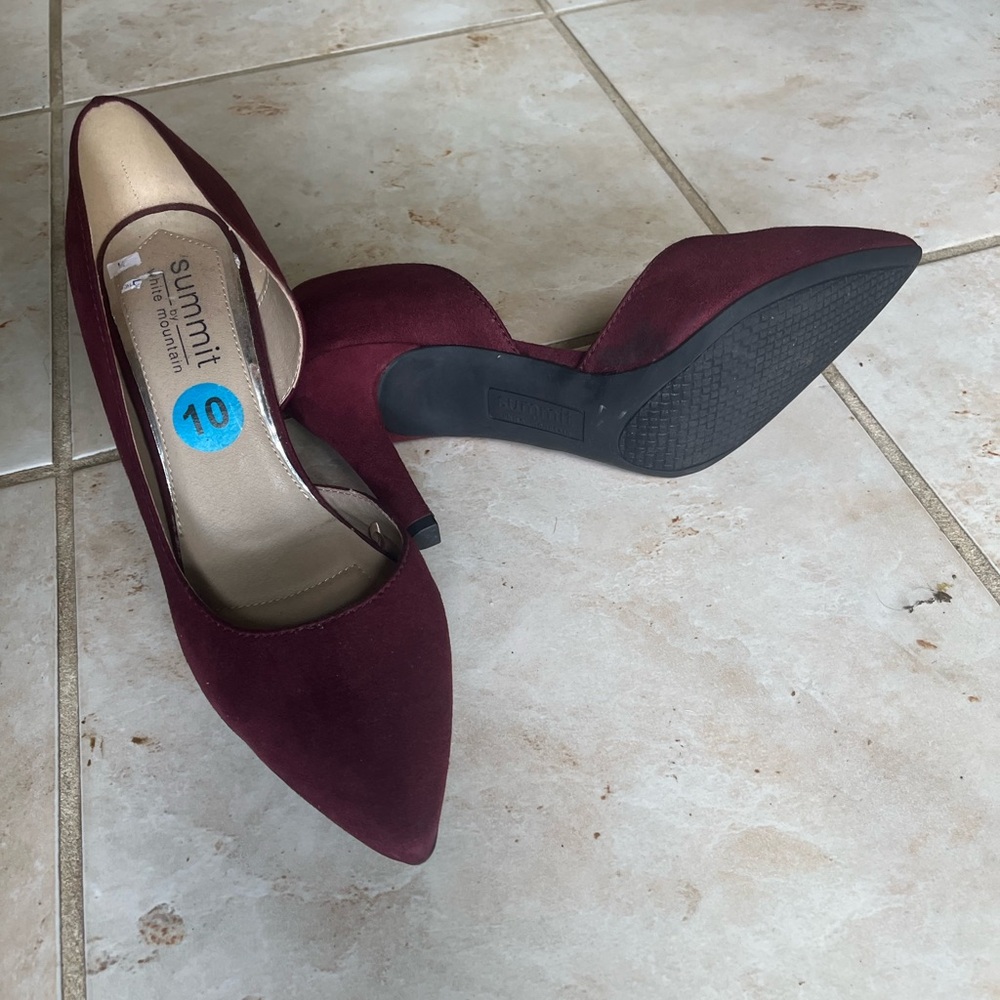 Women's Burgundy Heels